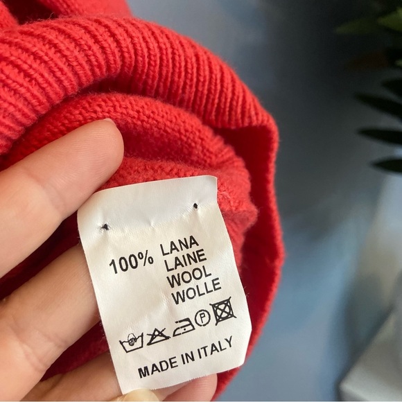 Brown’s Pink 100% Wool Super Geelong 1/4 Zip Sweater - Picture 7 of 9